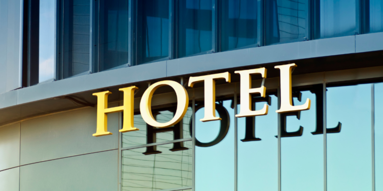 Hotel sign